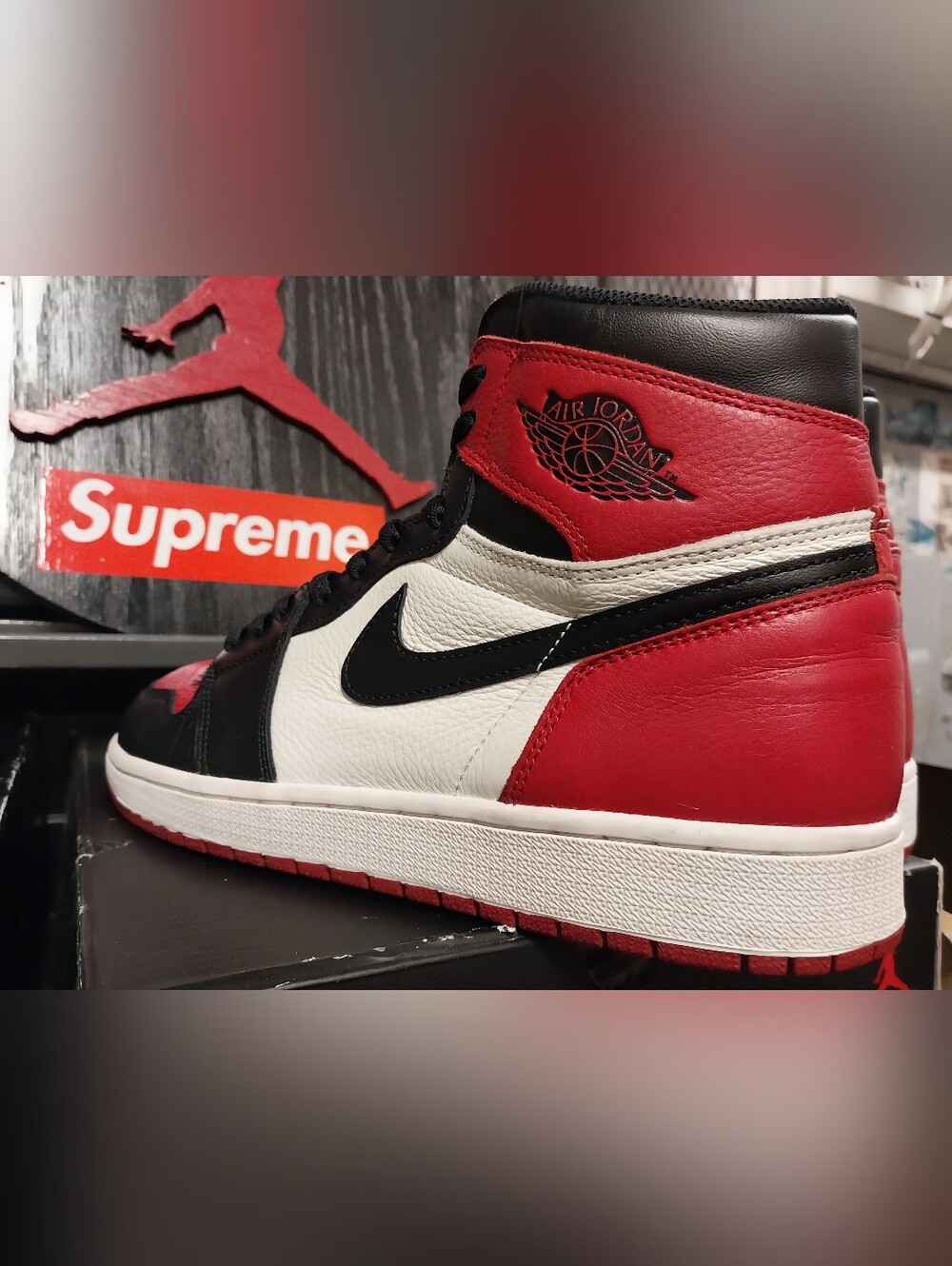 Retro Jordan 1 Og Bred Toe 2018 Release Size 12 Men's